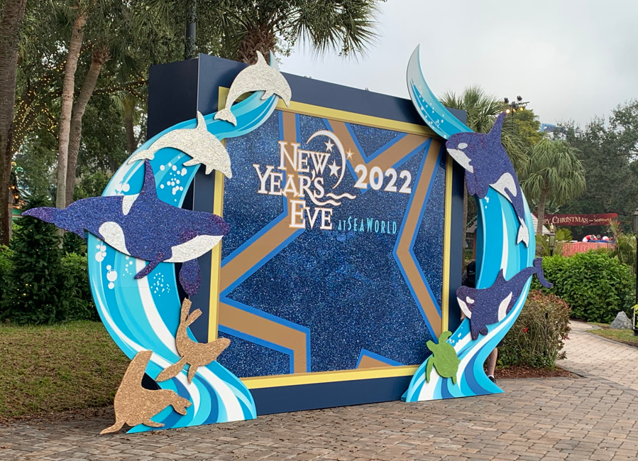 Seaworld Orlando - New Year's Eve Photo Op